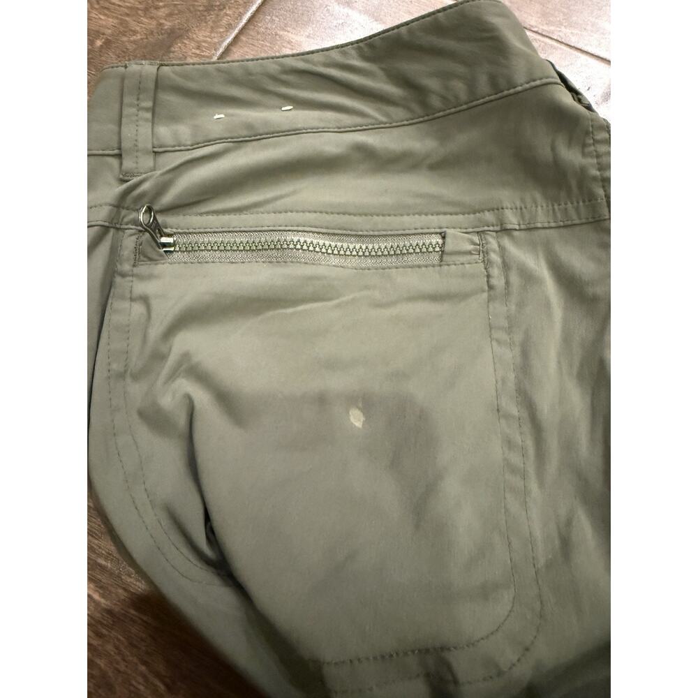 REI Womens Green Nylon Blend Hiking Stretch Pants Size 12 Petite *Flaws* - Picture 9 of 9